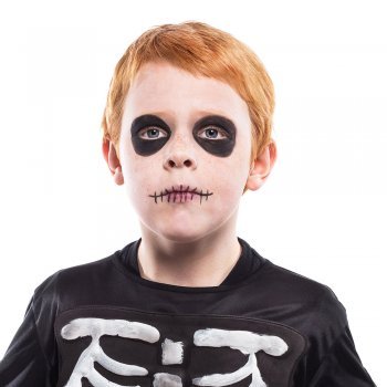  Maquillaje de Calavera o Esqueleto para Halloween