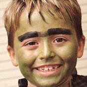Maquillaje del temible Hulk para Halloween