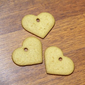 Adornos navideños de galletas de sal