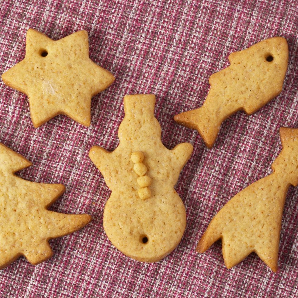 Adornos navideños de galletas de sal