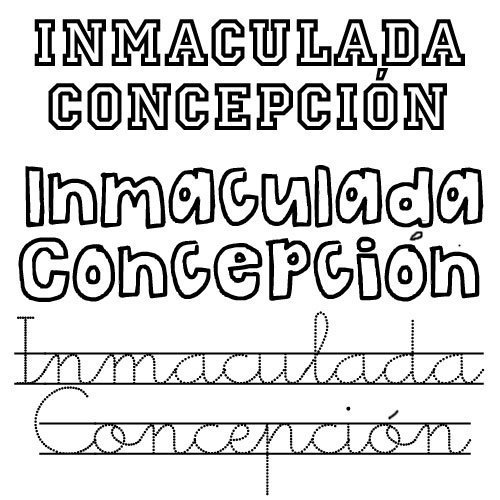 Inmaculada Concepción. Nombre de santo para niña