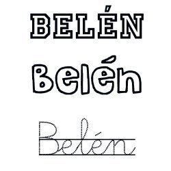 Belén. Nombre de santo para una niña
