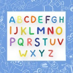 Alfabeto de plastilina para aprender las letras