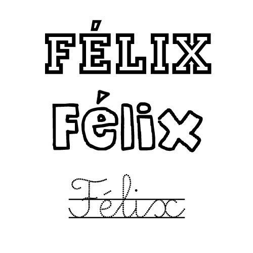 Félix. Nombre de Santo para niños