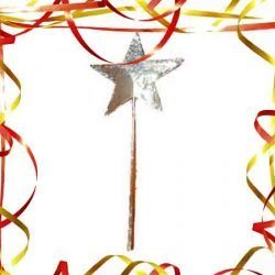 Varita de hada. Manualidades infantiles para Carnaval