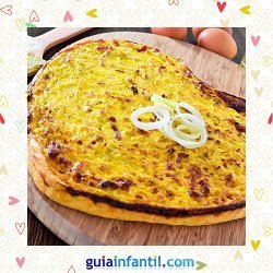 Quiche de jamón y queso. Recetas saladas de corazón