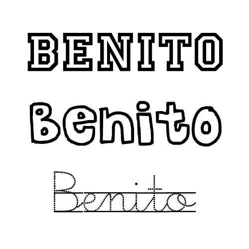 Benito. Nombres para niños