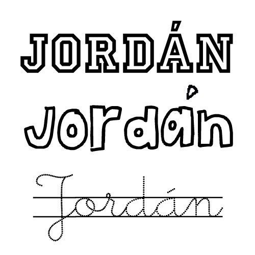 Jordán. Nombres para niños