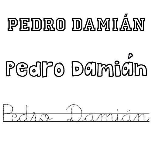 Pedro Damián. Nombres para niños