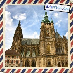 Catedral de San Vito. Viajar a Praga con los niños