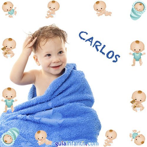 Los nombres de niños más populares. Carlos