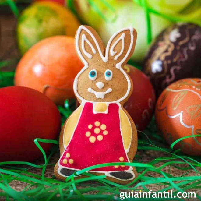 Galletas de Pascua decoradas. Galletas animadas