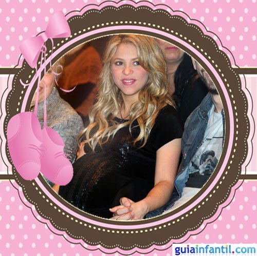 La cantante Shakira embarazada del pequeño Milan
