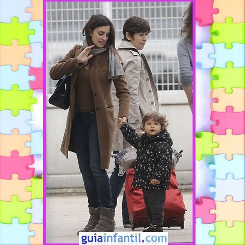 El hijo de Penelope Cruz con un look invernal