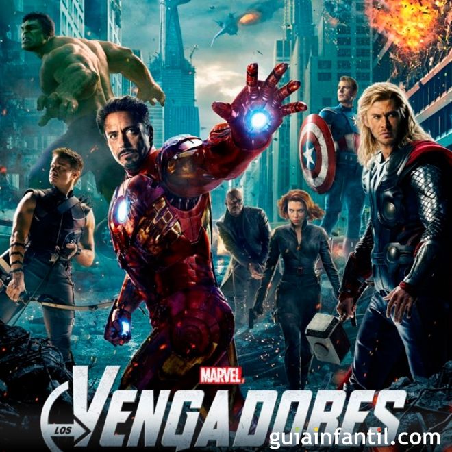 Los Vengadores. Películas para niños de superhéroes