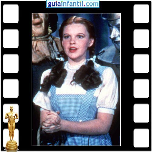 La actriz Judy Garland ganó un Premio Oscar Honorífico por El Mago de Oz
