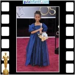 La actriz Quvenzhané Wallis nominada a los Premios Oscar por Bestias del Sur Salvaje