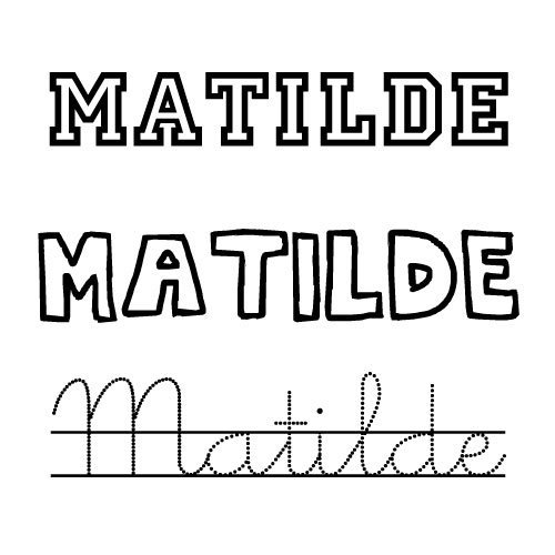 Matilde. Nombre para niñas