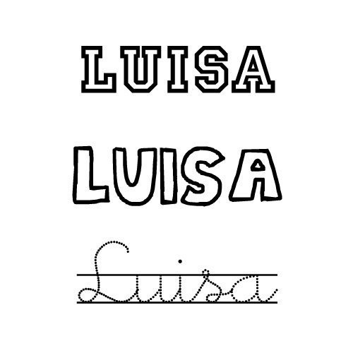 Luisa. Nombres para niñas