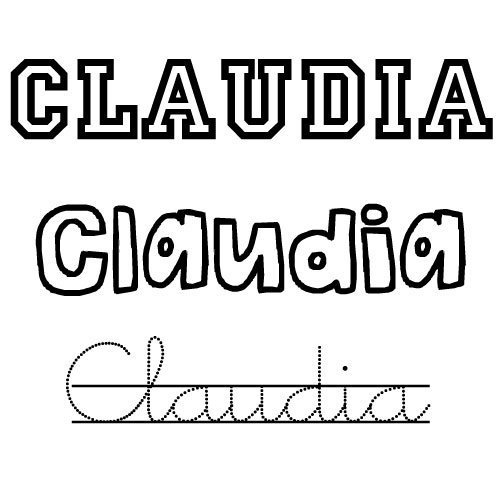  Claudia. Nombres para niñas