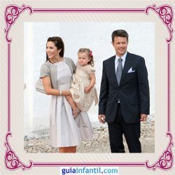 Federico de Dinamarca y Mary Donaldson con su hija Isabella