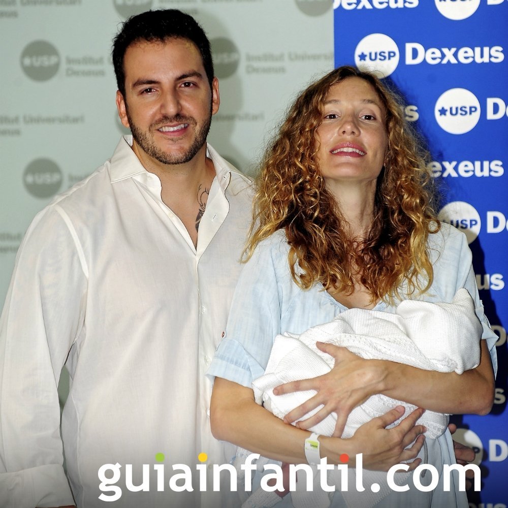 Borja Thyssen y Blanca Cuesta con su bebé Eric