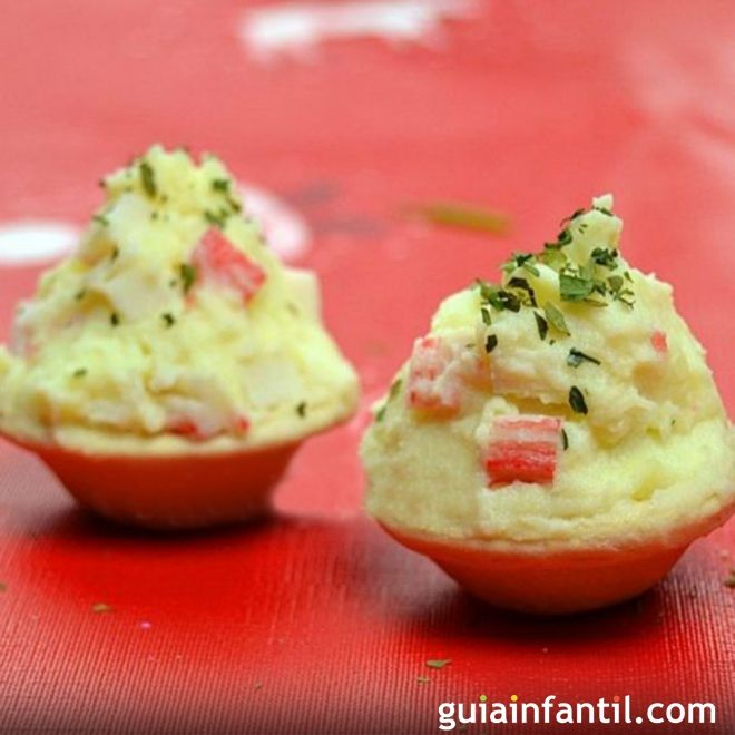Tartaleta con forma de abeto de Navidad