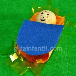 Manualidad de Niño Jesús para el Nacimiento