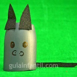 Manualidad de mula del Belén para Navidad