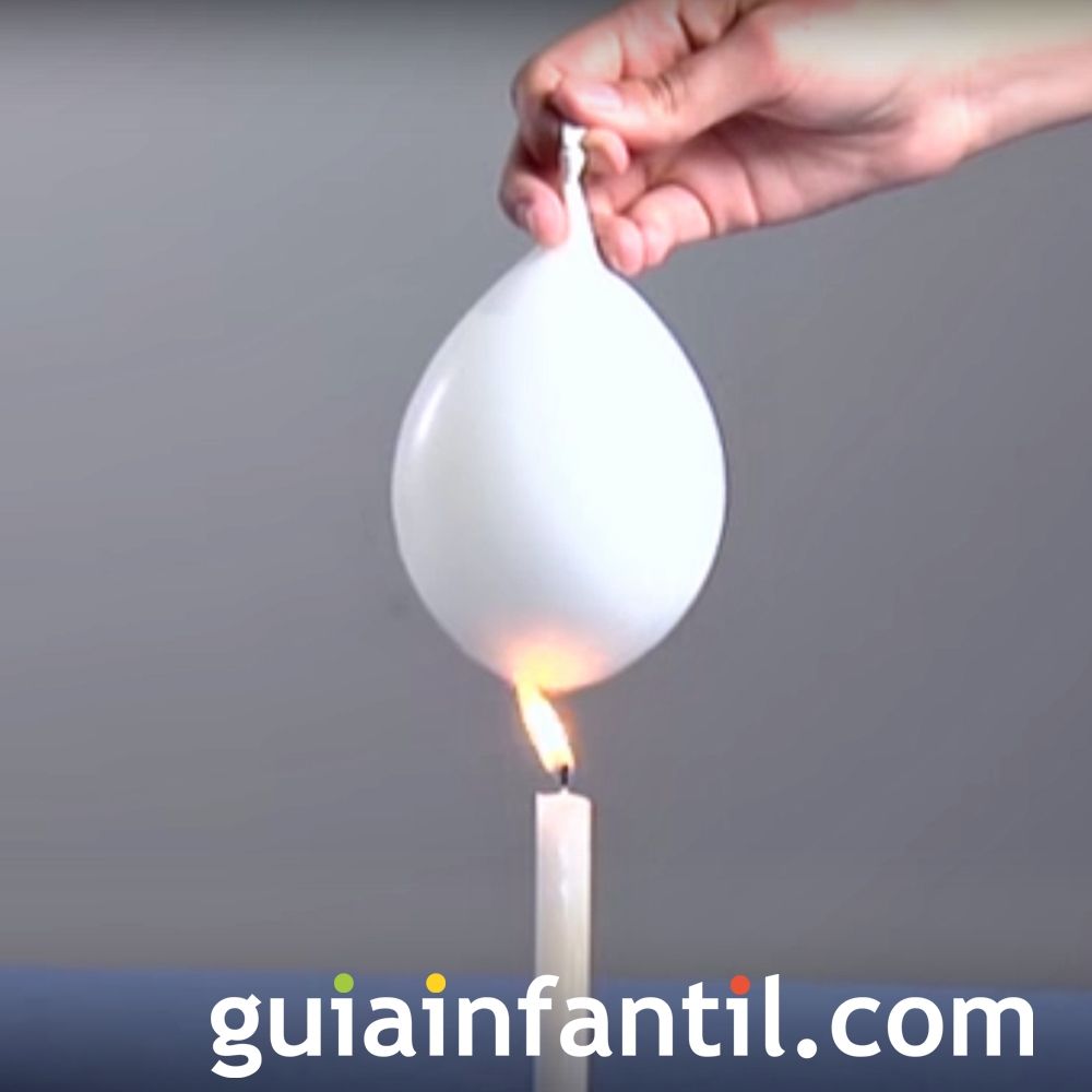 El globo que no explota con el fuego. Ciencia divertida