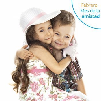 Calendario de valores del mes de febrero. Amistad
