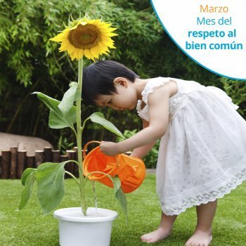 Calendario de valores del mes de abril. Respeto al bien común