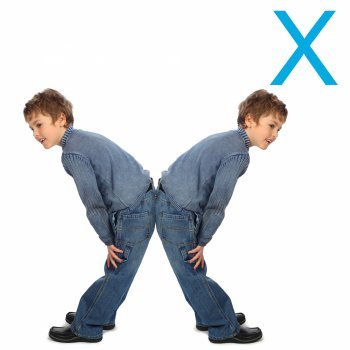 Juega a hacer la letra X con los niños