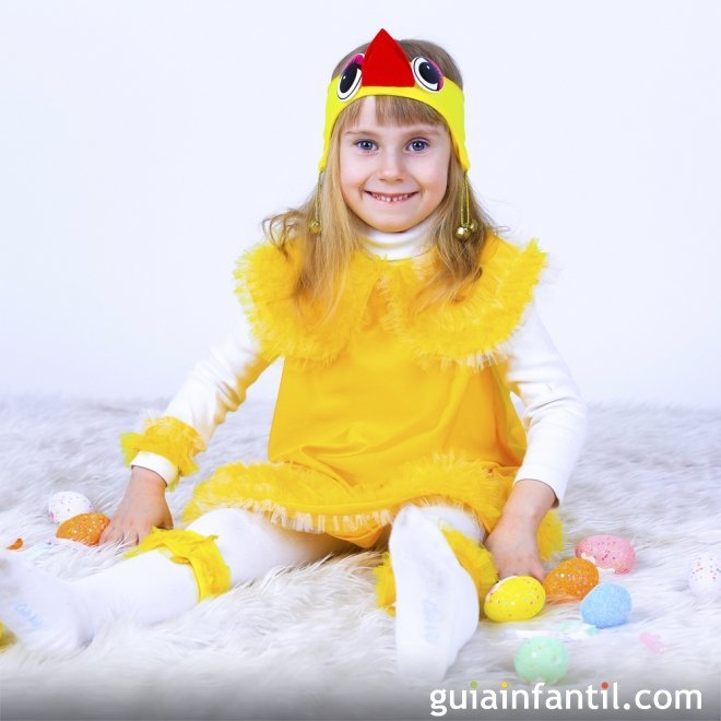 paz Sollozos Disparates Disfraz de gallina para niñas