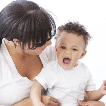 Foto de las primeras palabras del bebé