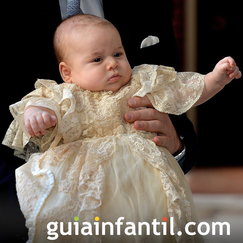 Traje de bautizo príncipe Jorge de inglaterra