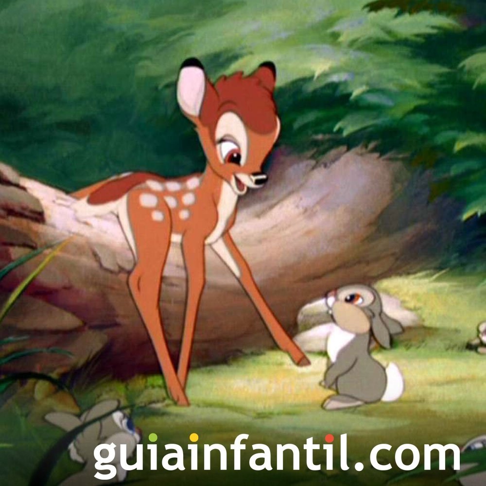 Bambi. Tradicional película de dibujos