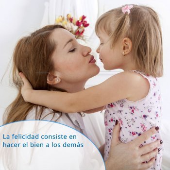 Frase sobre la felicidad y la bondad para niños