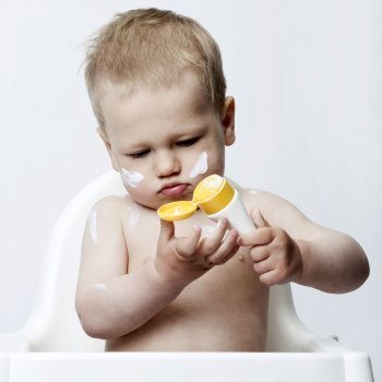 Crema solar para bebés