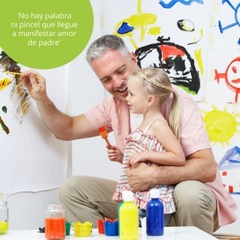 No hay palabra ni pincel que llegue a manifestar amor de padre
