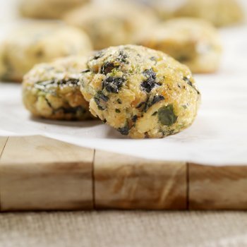 Croquetas de espinacas. Recetas con verduras