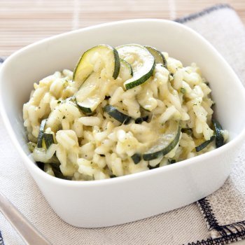 Arroz con calabacín. Receta ligera para niños