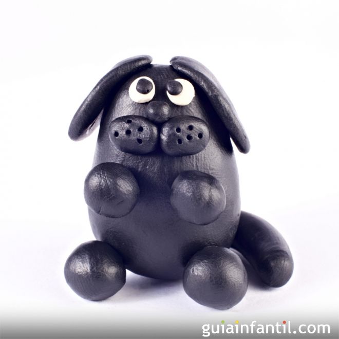 Cómo hacer un perro de plastilina