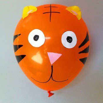 Globo con forma de tigre
