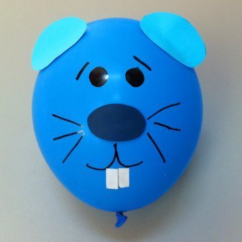 Cómo hacer un ratón con un globo