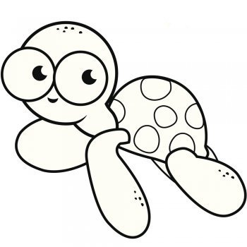 Carnicero Restricción siglo Dibujo de una tortuga marina para colorear