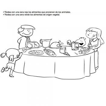 Conocimiento del medio. El origen de los alimentos