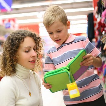 Prepara el material escolar con tus hijos