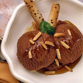 Receta de helado de chocolate para niños