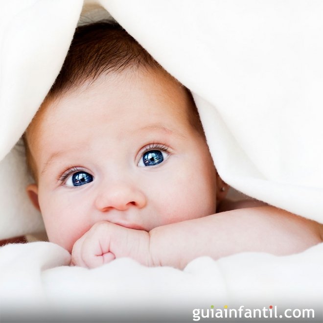 La curiosidad de los bebés en su rostro